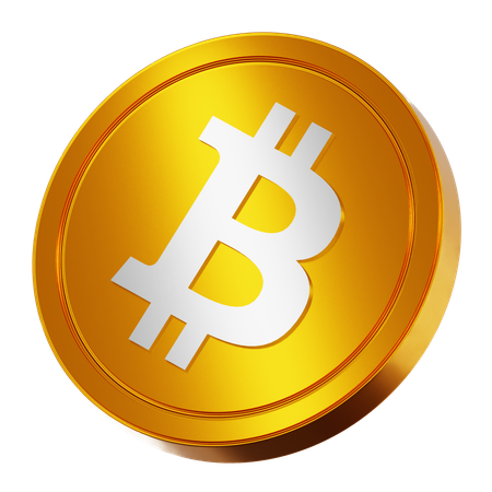 Bitcoin Coin  3D Icon
