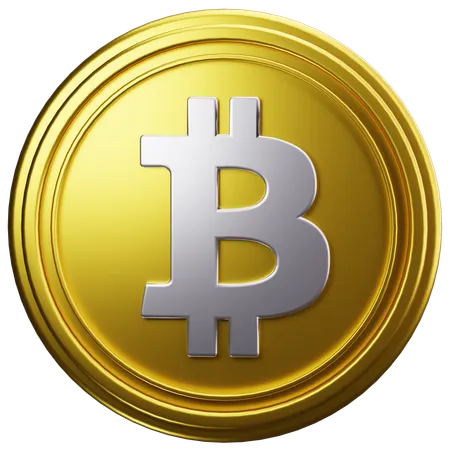 Bitcoin Coin  3D Icon