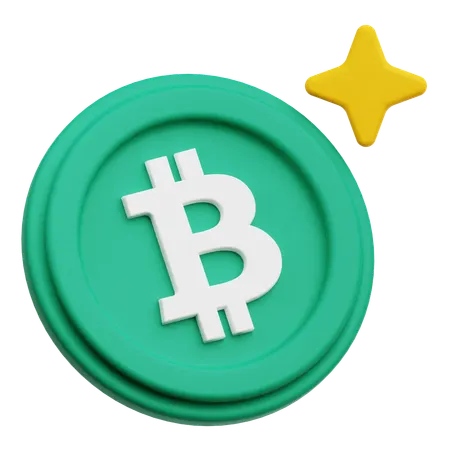 Bitcoin Coin  3D Icon