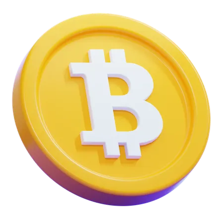 Bitcoin Coin  3D Icon