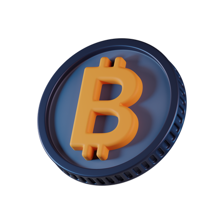 Bitcoin Coin  3D Icon