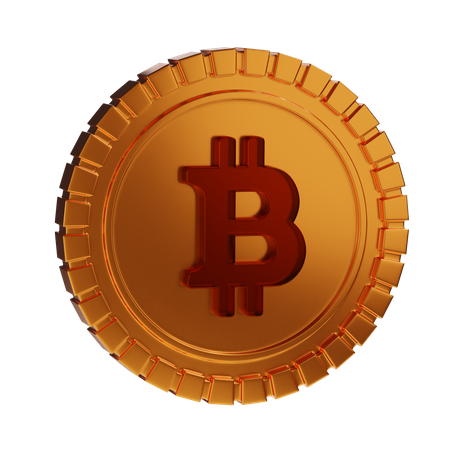 Bitcoin Coin  3D Icon