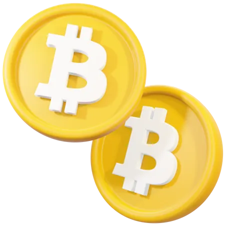 Bitcoin Coin  3D Illustration