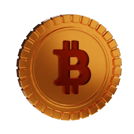 Bitcoin Coin  3D Illustration