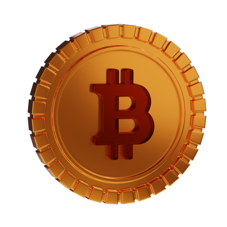 Bitcoin Coin  3D Illustration