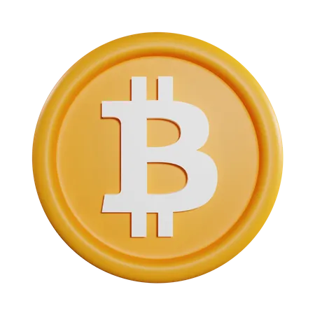 Bitcoin Coin  3D Icon