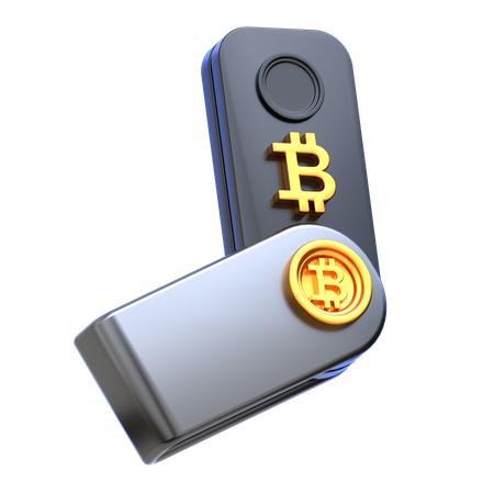 Bitcoin Cold Storage  3D Icon