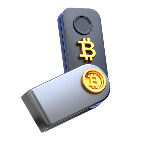 Bitcoin Cold Storage  3D Icon
