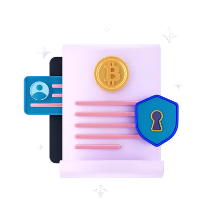 3 D Crypto Currency Illustration And Icon 3D Illustration