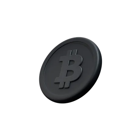 Moeda criptográfica Bitcoin  3D Icon