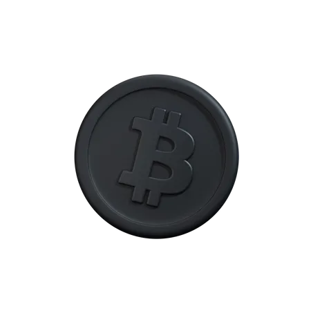 Moeda criptográfica Bitcoin  3D Icon