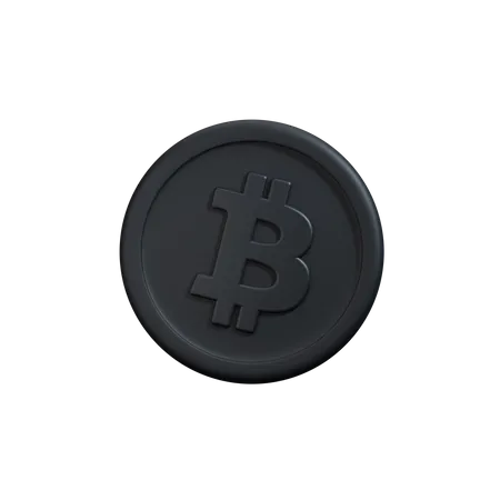 Bitcoin crypto coin  3D Icon