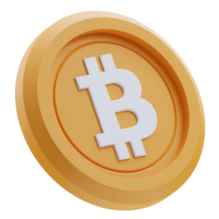 Bitcoin Cryptocurrency  3D Icon