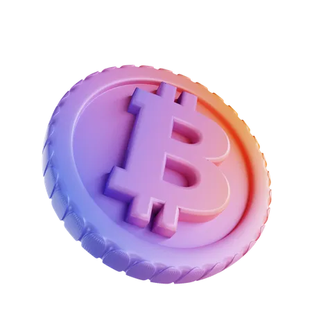 Bitcoin cryptocurrency  3D Illustration