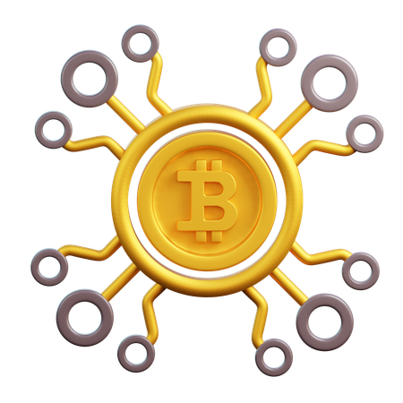 Bitcoin Currency  3D Icon