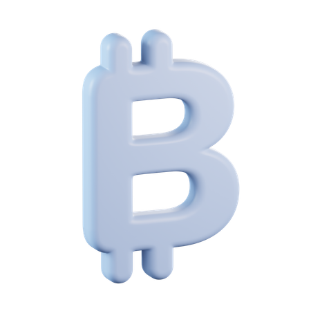 Bitcoin currency  3D Icon