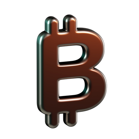 Bitcoin Currency  3D Icon