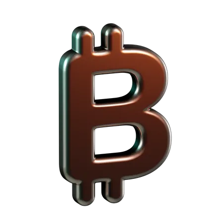 Bitcoin Currency  3D Icon