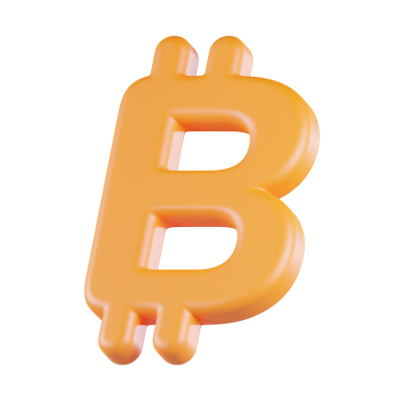 Bitcoin Currency  3D Icon