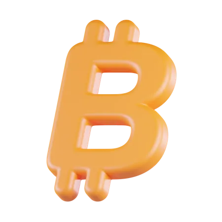 Bitcoin Currency  3D Icon