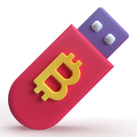 Dados bitcoin  3D Icon