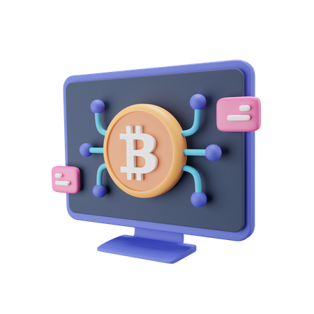 Bitcoin-Dashboard  3D Icon