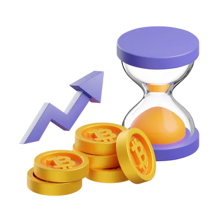 Bitcoin Deadline  3D Icon