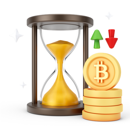 Bitcoin Deadline  3D Icon