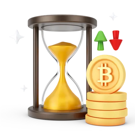 Bitcoin Deadline  3D Icon