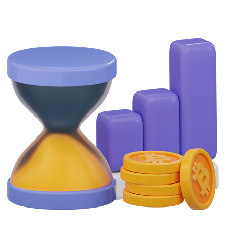 Bitcoin Deadline  3D Icon