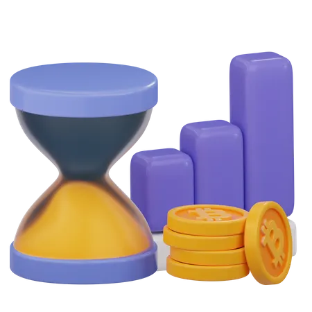 Bitcoin Deadline 3D Icon