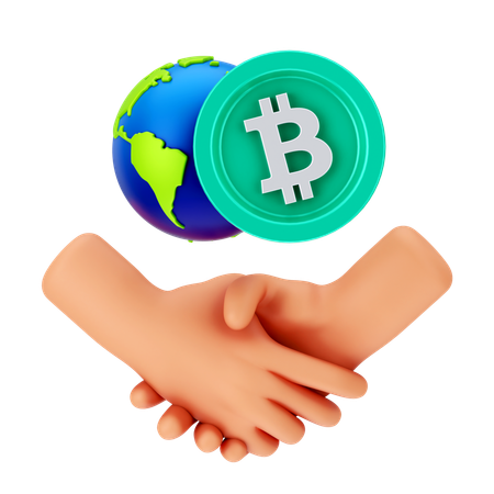 Bitcoin Deal  3D Icon