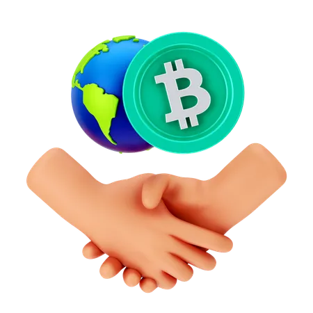 Bitcoin Deal  3D Icon