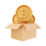3d bitcoin delivery logo