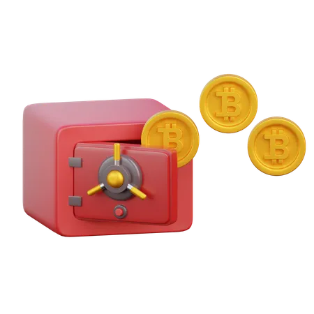 Bitcoin Deposit  3D Icon