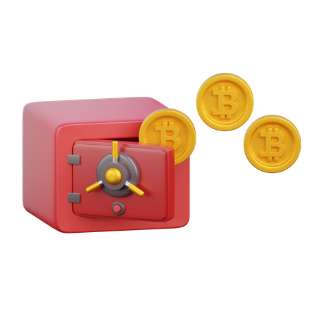 Bitcoin Deposit  3D Icon
