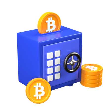 Bitcoin Depository  3D Icon