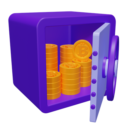 Bitcoin Depository  3D Icon