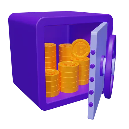Bitcoin Depository  3D Icon