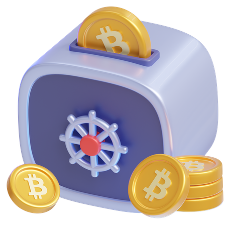 Bitcoin Depository  3D Icon
