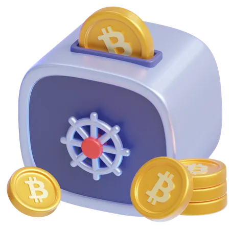 Bitcoin Depository  3D Icon
