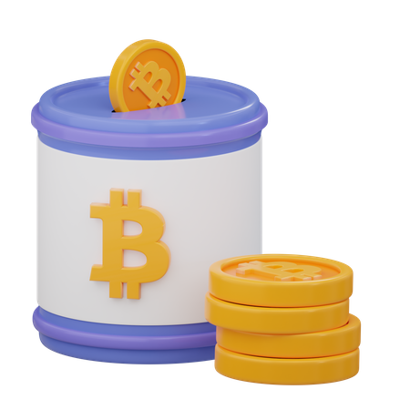 Bitcoin Depository  3D Icon