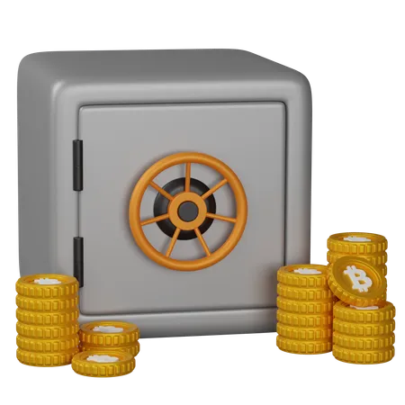 Bitcoin Depository  3D Icon