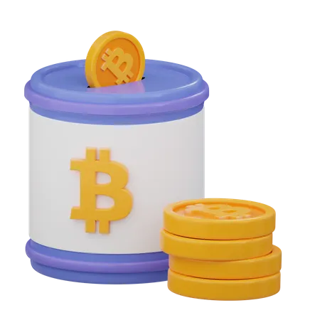 Bitcoin Depository  3D Icon