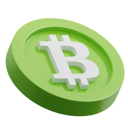 Dinheiro Bitcoin  3D Icon