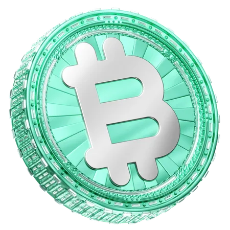 Dinheiro Bitcoin  3D Icon