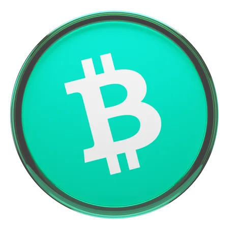 Dinheiro Bitcoin  3D Icon