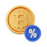 3d bitcoin discount logo