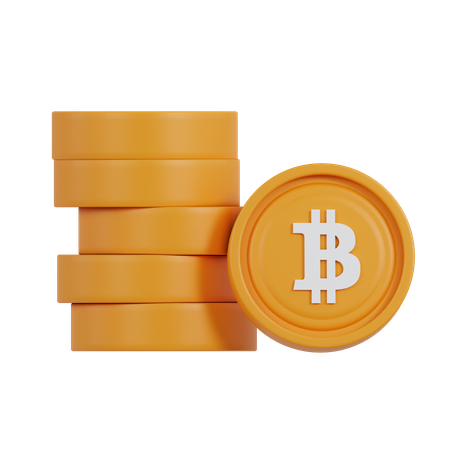 Bitcoin e criptomoeda  3D Icon