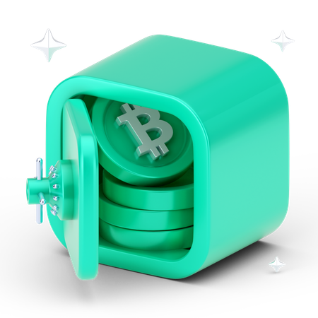 Economia de bitcoin  3D Icon